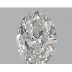 الماس على شكل بيضاوي بوزن 0.46 قيراط