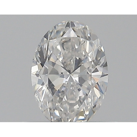 الماس على شكل بيضاوي بوزن 0.46 قيراط