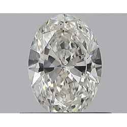 الماس على شكل بيضاوي بوزن 0.4 قيراط