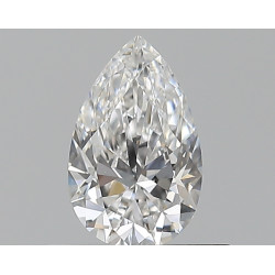 الماس على شكل كمثرى بوزن 0.5 قيراط