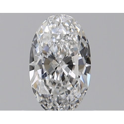 الماس على شكل بيضاوي بوزن 0.55 قيراط