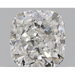 الماس بشكل وسادة 0.75 قيراط