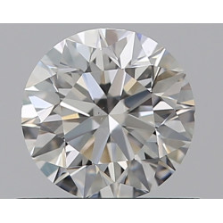 الماس بشكل دائري بوزن 0.5 قيراط