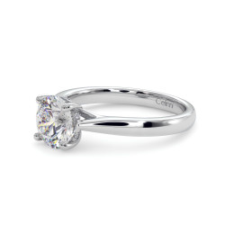 Solitaire Diamant Leidenschaft - Zeitlose Eleganz in 18K Gold oder Platin