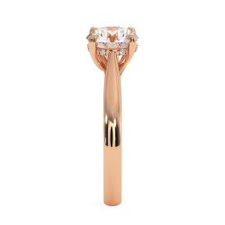 Solitaire Diamant Leidenschaft - Zeitlose Eleganz in 18K Gold oder Platin