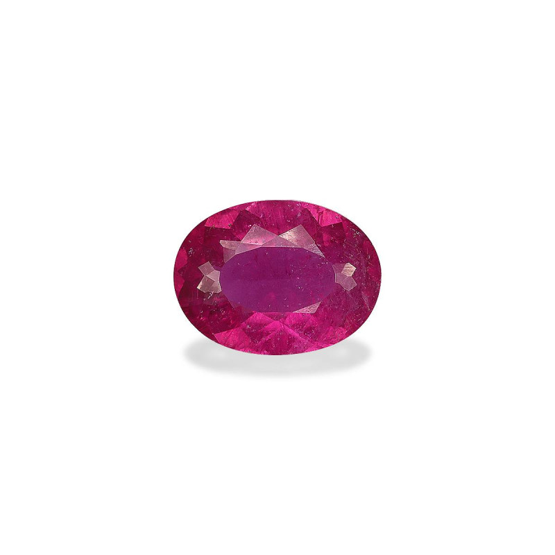 红碧榴石 taille 椭圆形 绿色 5.44 carats