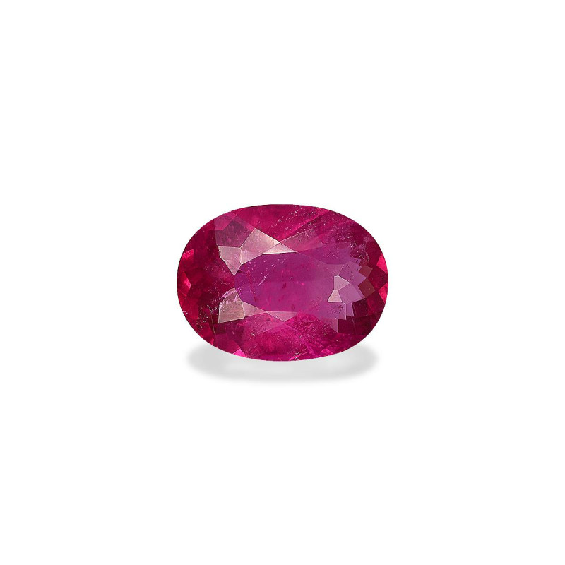 Ovale groene Rubelliet van 3,87 karaat