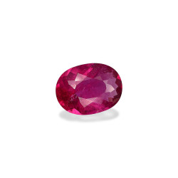 Ovale groene Rubelliet van 3,87 karaat