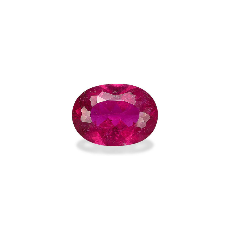红碧榴石 taille 椭圆形 绿色 3.67 carats