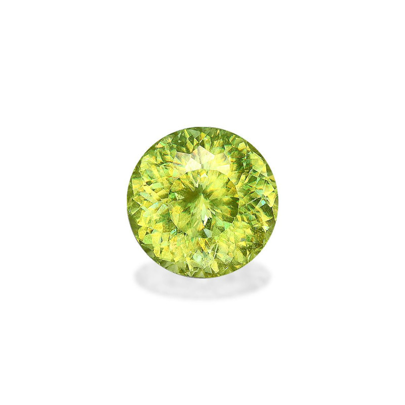 Sphene taille ROND Vert Pâle 1.97 carats