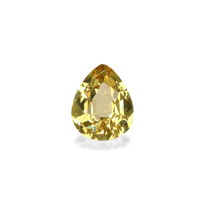 石榴石 taille 梨子 绿色 3.64 carats