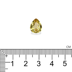 Granaat Grossular geslepen Peer GROEN 3,64 karaat