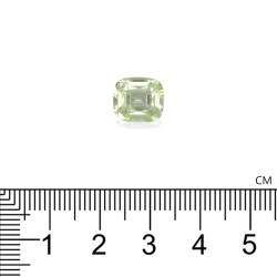 Chrysoberyl groene kussen geslepen 3.98 karaat