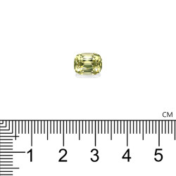Granaat Grossular kussen gesneden Lime Green 2.90 karaat