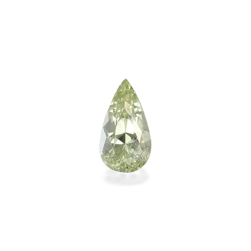 石榴石 taille 梨子 绿色 3.07 carats