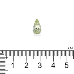 Granaat Grossular geslepen Peer GROEN 3,07 karaat