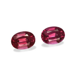 Ovale geslepen umbalite Magenta Paars 6.38 karaat