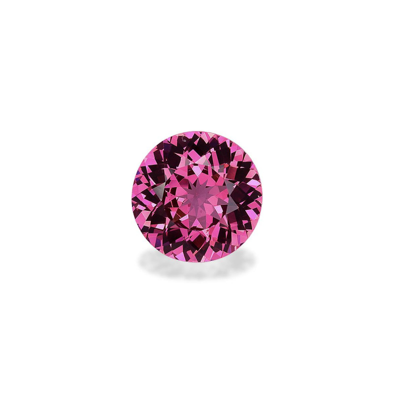 rhodolite lengte RUNDEN Kaugummirosa 4.35 karaten