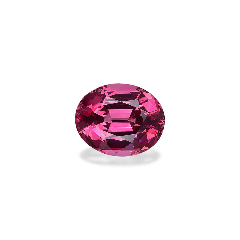 rhodoliet ovale vorm Bubblegum Roze 4,56 karaat