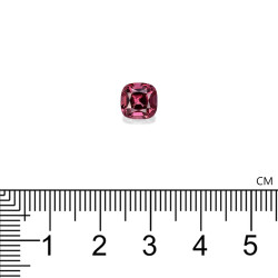 rhodolite الحجم وسادة الزاهي الوردي 1.82 