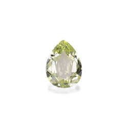 石榴石 taille 梨子 绿色 0.98 carats