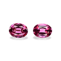rhodolite الحجم بيضاوي...