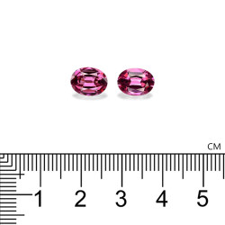 rhodoliet ovale vorm Bubblegum Roze 3,79 karaat