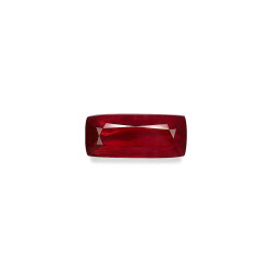 Rub&iacute;es de Mozambique taille COUSSIN VERT 4.16 carats
