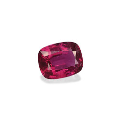 Rubelliet kussen geslepen Fuscia Roze 5.13 karaat