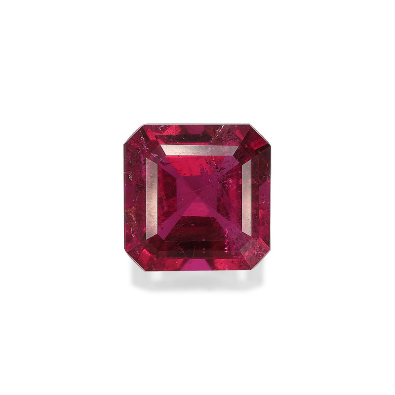 红碧榴石 taille 方块 紫红色粉红 3.63 carats