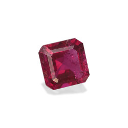 Rubelliet Vierkante Snit Fuscia Roze 3,63 karaat