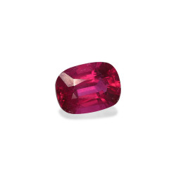 Rubelliet kussen geslepen Fuscia Roze 3.09 karaat