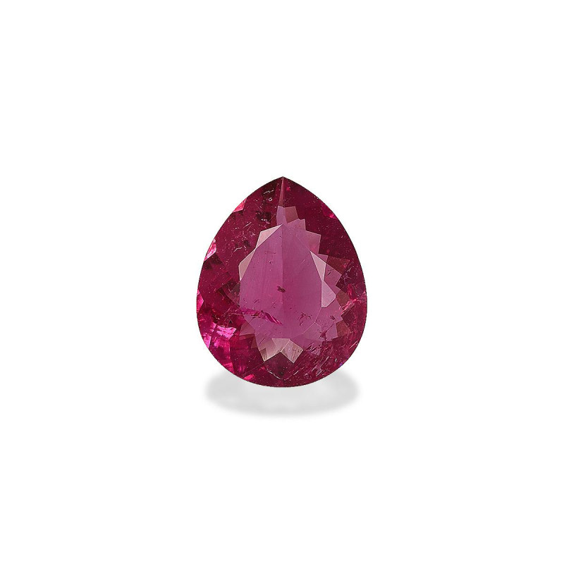 红碧榴石 taille 梨子 紫红色粉红 1.34 carats