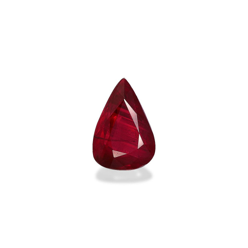 莫桑比克红宝石 taille 梨子 红色 4.02 carats