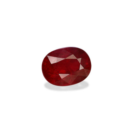 Rub&iacute;es de Mozambique taille OVALE Rojo 4.16 carats
