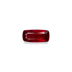 Rub&iacute;es de Mozambique taille COUSSIN VERT 3.19 carats