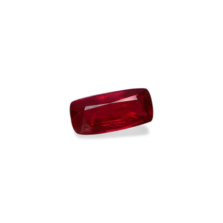 Rub&iacute;es de Mozambique taille COUSSIN Rojo 3.19 carats