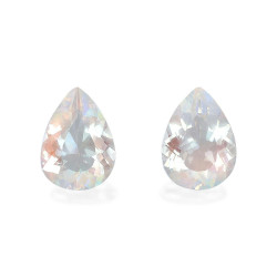 regenboog maansteen peervormig wit 12,61 karaat