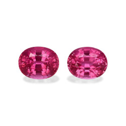 粉红碧玺 taille 椭圆形 绿色 7.54 carats