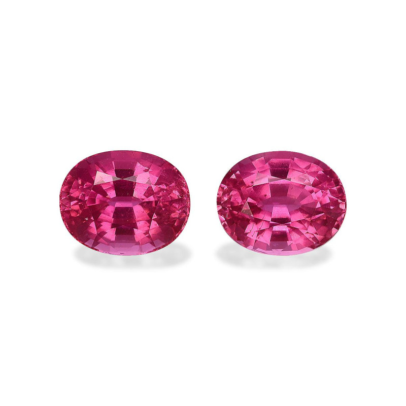 粉红碧玺 taille 椭圆形 绿色 7.54 carats