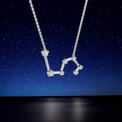 قلادة ألماس برج الأسد – قلادات فلكية Celinni