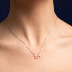 قلادة ألماس برج الأسد – قلادات فلكية Celinni