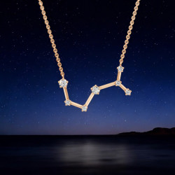 قلادة ألماس برج العقرب – قلادات فلكية Celinni