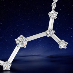 قلادة ألماس برج العقرب – قلادات فلكية Celinni