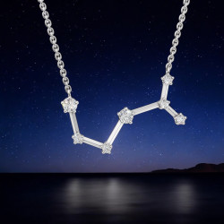 قلادة ألماس برج العقرب – قلادات فلكية Celinni