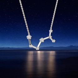 قلادة ألماس برج العقرب – قلادات فلكية Celinni