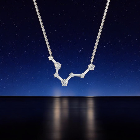 Colgante de Diamante Signo Piscis