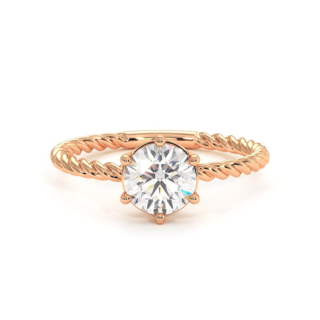 خاتم خطوبة ألماس Nœud d'Amour