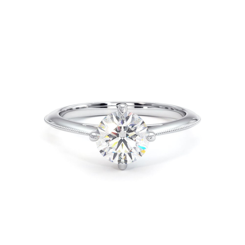 Bague de Fian&ccedil;ailles Diamant Romaine - Bagues Celinni