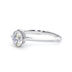 Bague de Fian&ccedil;ailles Diamant Romaine - Bagues Celinni